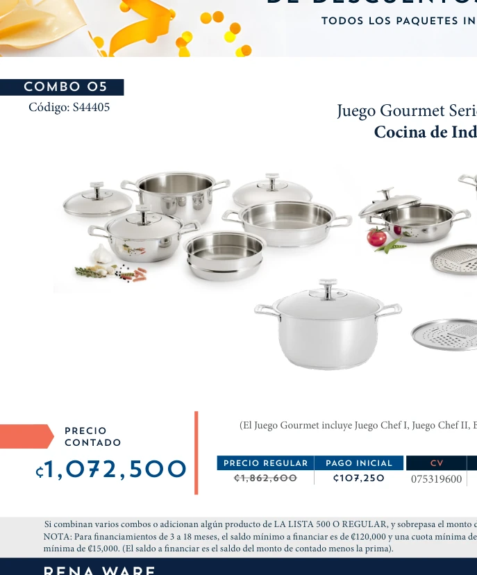 Juego Gourmet Serie Zylstra 17 piezas + Cocina de Inducción IC-450