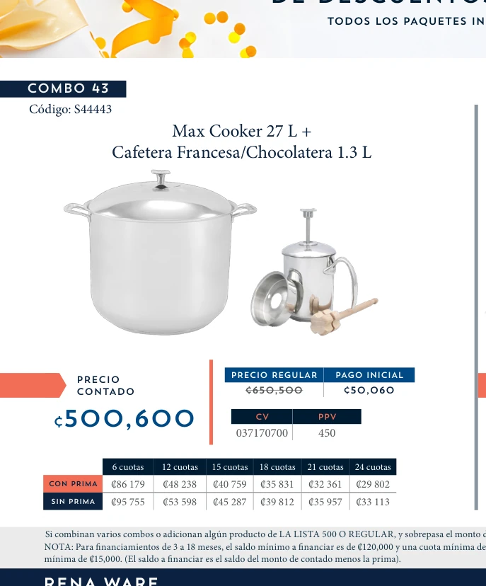 Olla a Presión 7 L + Tetera 3 L + Infusor de Té para Tetera