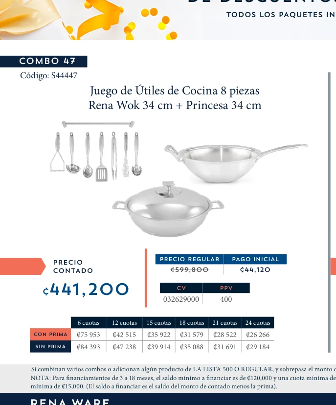 Super Deluxe Cooker 16 L + Rena Wok 34 cm
