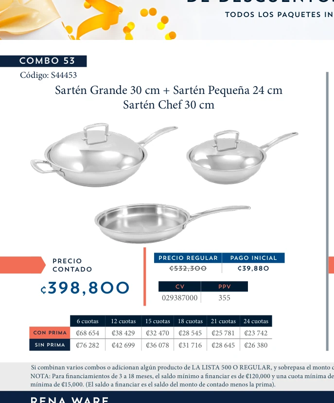 Sartén Grande 30 cm + Sartén Pequeña 24 cm