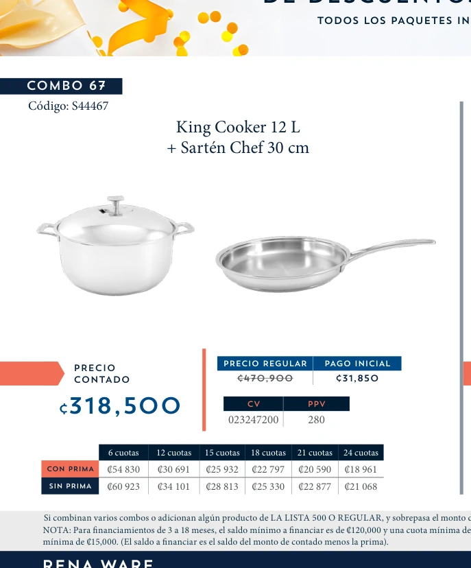 King Cooker 12 L + Sartén Chef 30 cm
