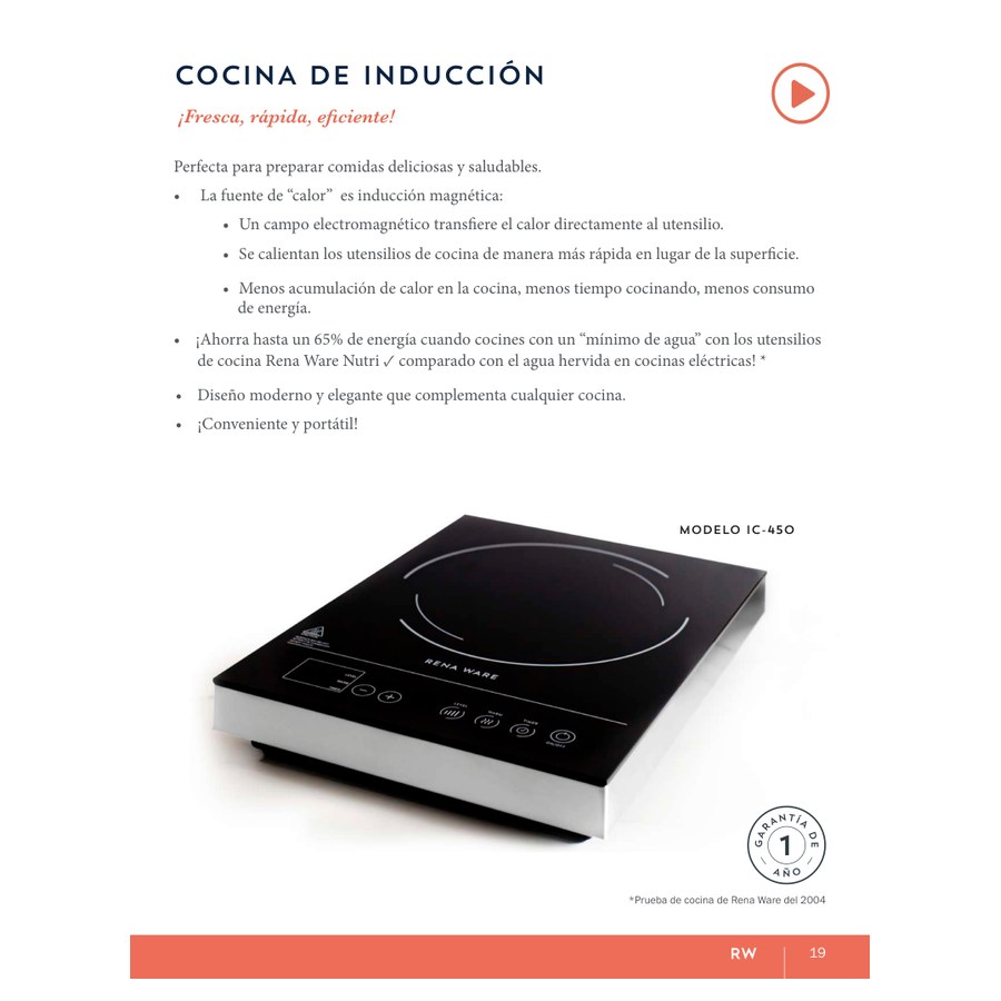 Cocina de inducción IC-450
